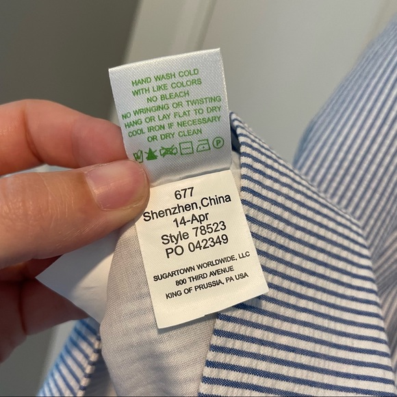 Lilly Pulitzer Seersucker Dress - Picture 6 of 7